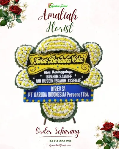 Papan Bunga Duka di Semanan