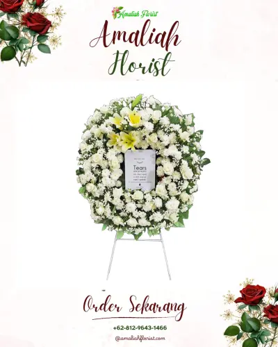 Krans Bunga Duka Cita di Semanan